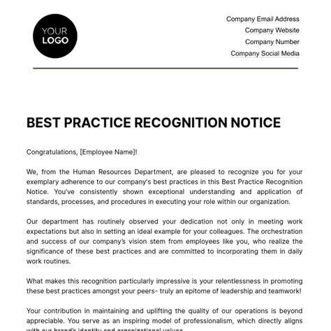 Recognition Notices .